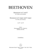 Romances in F major and G major for Violin and Orchestra op. 50 40 by Beethoven Ludwig van for