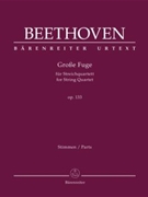 Grose Fuge for String Quartet op. 133 by Beethoven Ludwig van - Del Mar Jonathan - for String Quartet