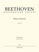 Missa solemnis op. 123 by Beethoven Ludwig van for Sg-S-Solo