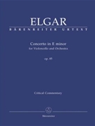 Concerto for Violoncello and Orchestra E minor op. 85 by Elgar Edward for