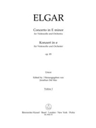 Concerto for Violoncello and Orchestra E minor op. 85 by Elgar Edward for