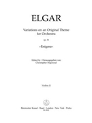 Variations on an Original Theme for Orchestra op. 36 "Enigma" by Elgar Edward for