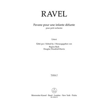 Pavane for a Dead Princess for small Orchestra by Ravel Maurice for