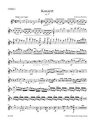 Concerto for Violin and Orchestra D major op. 77 by Brahms Johannes for
