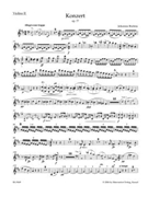 Concerto for Violin and Orchestra D major op. 77 by Brahms Johannes for