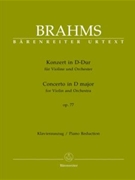 Concerto In D Major Opus 77 by Brahms Johannes - Brahms Johannes - for Violin and Piano