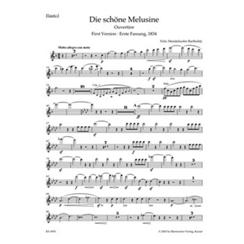 Die schone Melusine op. 32 -Ouverture- by Mendelssohn Felix for