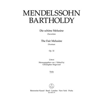 Die schone Melusine op. 32 -Ouverture- by Mendelssohn Felix for