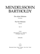 Die schone Melusine op. 32 -Ouverture- by Mendelssohn Felix for