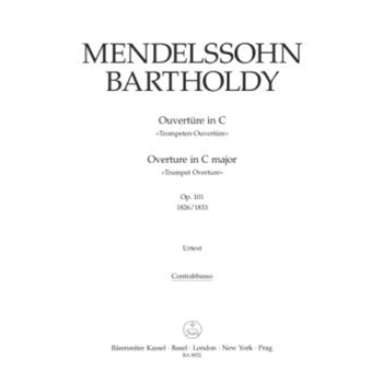 Ouverture C-Dur op. 101 "Trompeten-Ouverture" by Mendelssohn Felix for