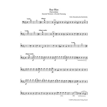 Ruy Blas -Overture- (Versions 1 and 2) by Mendelssohn Felix for