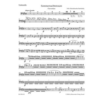 A Midsummer Night's Dream op. 21 -Concert Overture- by Mendelssohn Felix for