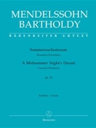 Midsummer Night's Dream Op. 21 by Mendelssohn Felix for Full Score