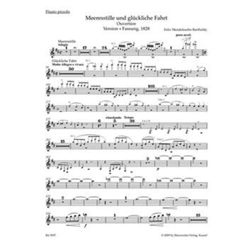 Calm Seas and Prosperous Voyage op. 27 (1828/1834) -Overture- by Mendelssohn Felix for