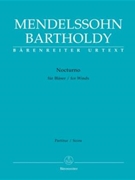 Nocturno For Winds by Mendelssohn Felix for Full Score