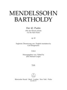 Der 42. Psalm "Wie der Hirsch schreit" (Psalm 42 "As the Hart Pants") op. 42 by Mendelssohn Felix for