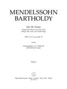 Psalm 98 "Sing to the Lord a new-made Song" op. posth. 91 MWV A 23 by Mendelssohn Felix for