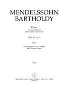 Psalm "Non noto Domine" / "Nicht unserm Namen Herr" op. 31 MWV A 9 by Mendelssohn Felix for