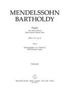Psalm "Non noto Domine" / "Nicht unserm Namen Herr" op. 31 MWV A 9 by Mendelssohn Felix for