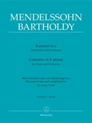 Concerto for Piano and Orchestra E minor -Reconstructed and completed by R. Larry Todd- by Mendelssohn Felix for Piano-Solo