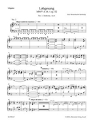 Lobgesang / Hymn of Praise op. 52 MWV A 18 -A Symphony-Cantata after Texts from the Holy Scriptures- by Mendelssohn Bartholdy Felix for