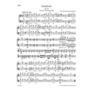 Symphony A minor op. 56 "Scottish" (1842-1843) by Mendelssohn Felix for