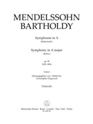 Symphony A major op. 90 "Italian" (1833-1834) by Mendelssohn Felix for