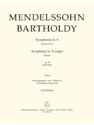 Symphony A major op. 90 "Italian" (1833-1834) by Mendelssohn Felix for