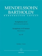 Symphony D minor op. 107 "Reformation Symphony" by Mendelssohn Felix for Full Score