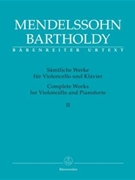Complete Works for Violoncello and Pianoforte Vol. 2 by Mendelssohn Felix - Todd Larry - for Cello