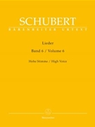 Lieder Volume 6 by Schubert Franz for High Voice Collection
