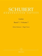 Lieder Volume 7 by Schubert Franz - Durr Walther - for High Voice Collection