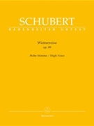 Winterreise by Schubert Franz for High Voice Collection
