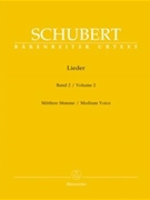 Lieder Volume 2 by Schubert Franz for Medium Voice