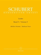 Lieder Volume 9 by Schubert Franz - Durr Walther - for Medium Voice