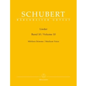Lieder, Volume 10 for Medium Voice