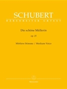 Die Schone Mullerin by Schubert Franz for Medium Voice