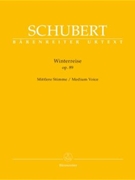 Winterreise by Schubert Franz for Medium Voice