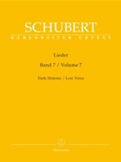 Lieder Volume 7 by Schubert Franz - Durr Walther - for Low Voice Collection