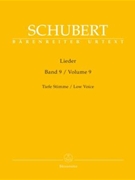 Lieder Volume 9 by Schubert Franz - Durr Walther - for Low Voice