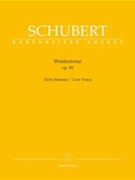 Winterreise by Schubert Franz for Low Voice Collection