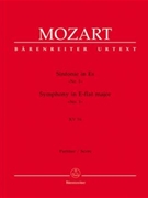 Symphony Nr. 1 E-flat major K. 16 by Mozart Wolfgang Amadeus for Ob1/Ob2/Hn