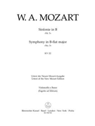 Symphony Nr. 5 B-flat major K. 22 by Mozart Wolfgang Amadeus for