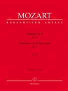 Symphony Nr. 5 B-flat major K. 22 by Mozart Wolfgang Amadeus for Orch