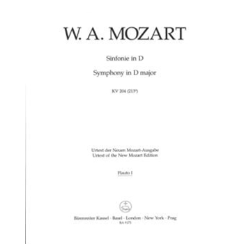 Symphony D major (based on Serenade K. 250 (248b)) by Mozart Wolfgang Amadeus for