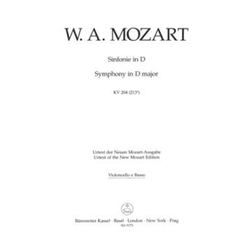 Symphony D major (based on Serenade K. 250 (248b)) by Mozart Wolfgang Amadeus for
