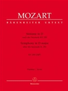 Symphony D major (based on Serenade K. 250 (248b)) by Mozart Wolfgang Amadeus for Orch
