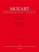 Concert Arias for High Soprano by Mozart Wolfgang Amadeus - Beyer Christian - for High Voice Collection