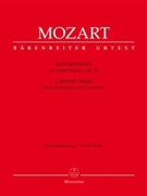 Concert Arias for Low Soprano and Contralto by Mozart Wolfgang Amadeus - Seedorf Thomas - for Low Voice Collection