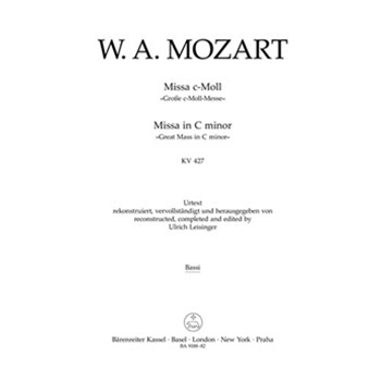 Missa in C minor K. 427 "Great Mass in C minor" by Mozart Wolfgang Amadeus for